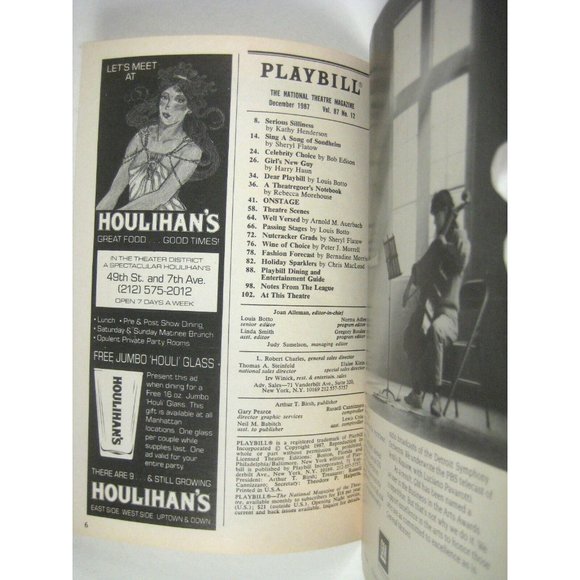 Breaking the Code Playbill December 1987 Derek Jacobi Whitemore Gurney Musty - Picture 6 of 7